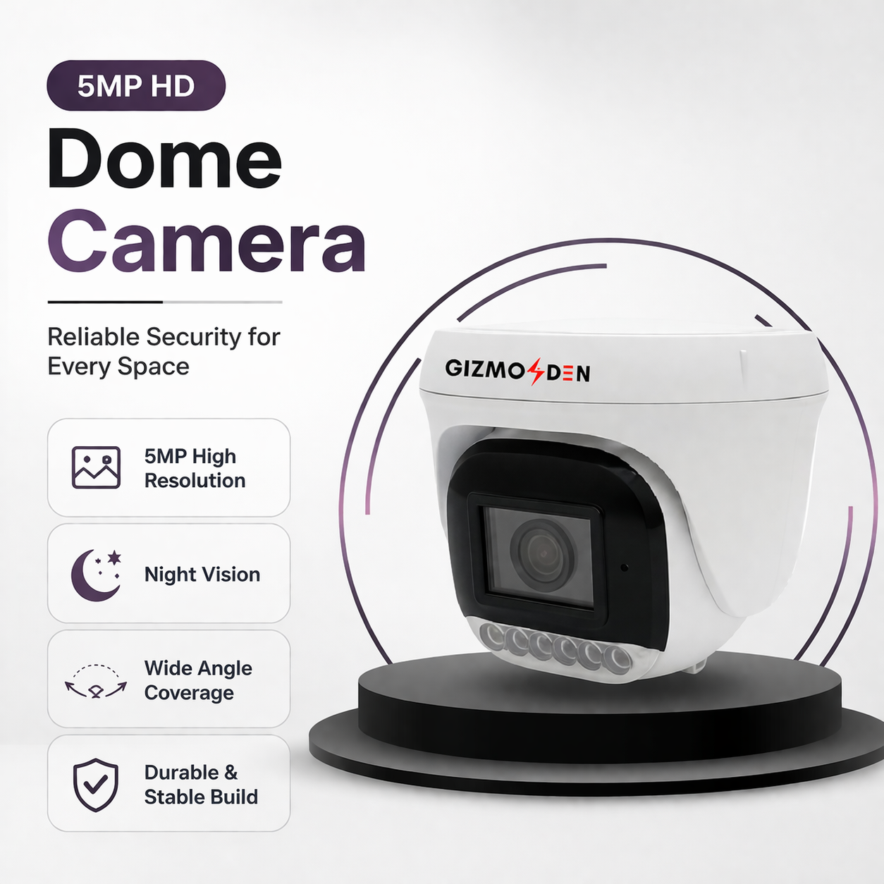 5MP Dome Camera